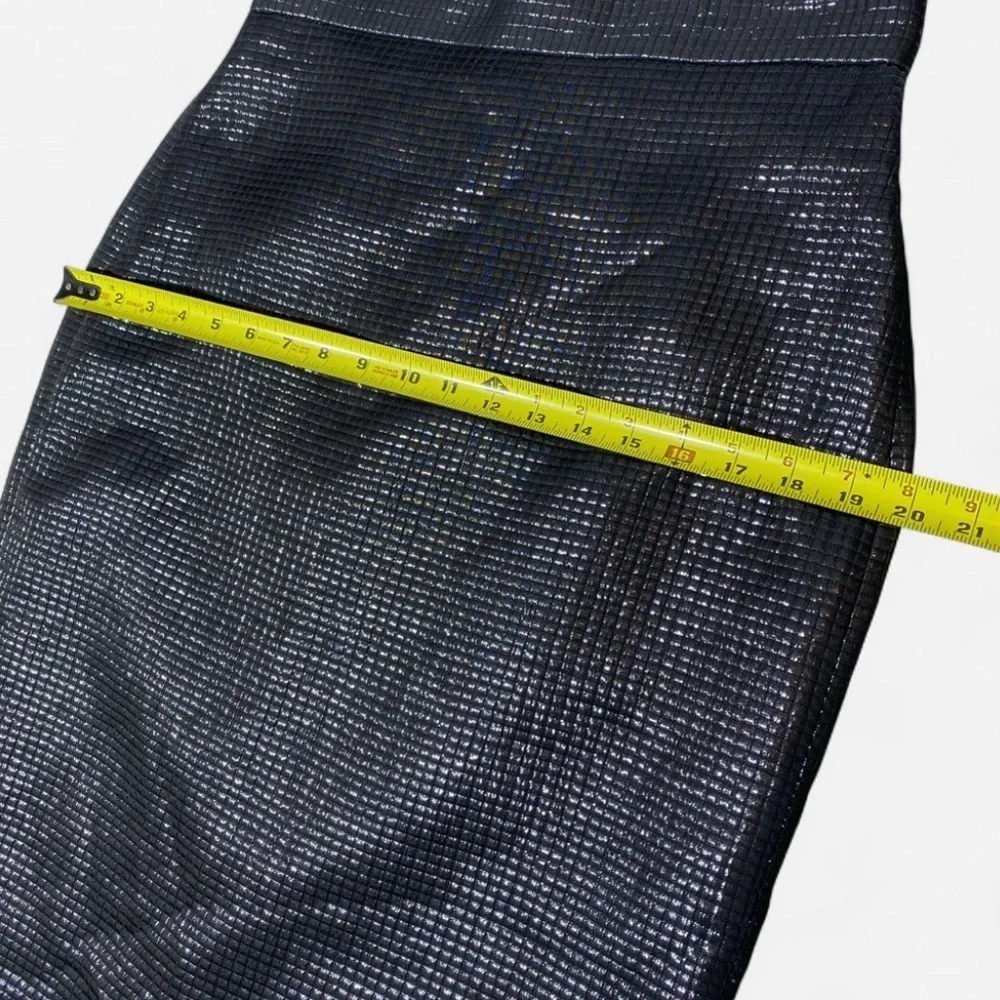 Banana Republic Monogram Metallic Textured Skirt Size 10 Luxe Cocktail